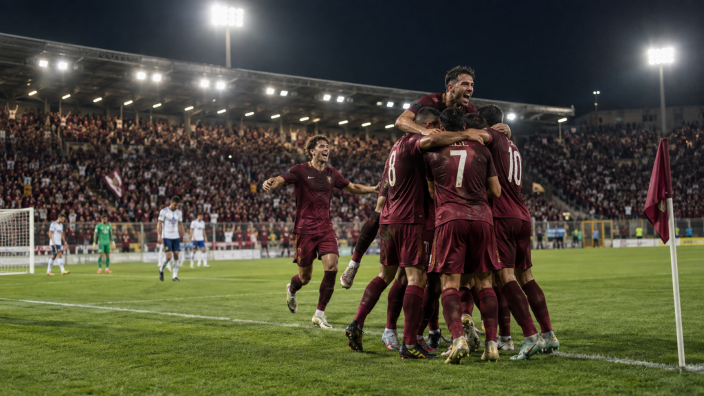 Reggina, il poker della capolista: l’Avola resiste quaranta minuti, poi il Granillo diventa amaranto